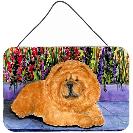 Carolines Treasures Chow Chow Indoor Aluminium Metal Wall Or Door Hanging Prints SS8601DS812